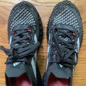 Women's Adidas 4D FWD Black White Pink Sz 7.5 excellent